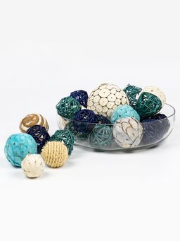 Happywagon - Bowl Fillers - Turquoise Blue & White