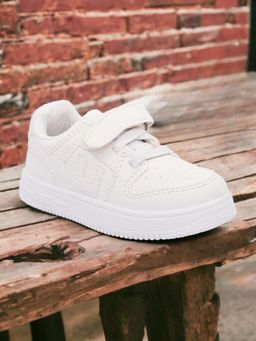 Lil Lollipop - Kids Sneakers with Velcro - White