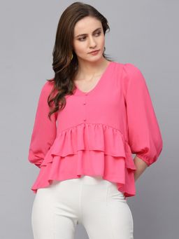 Gipsy - Casual Georgette Blouse Top for Women