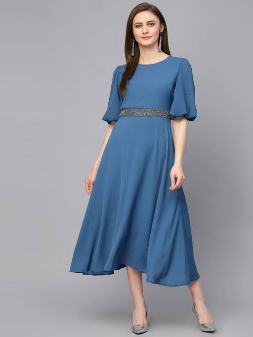 casual polyester dresses Buy Gipsy Dress for Women Online Size:EU36 ASOS DESIGN square neck pattern_Ruffle Please Note Shirt dress