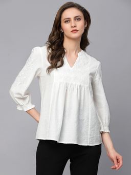 Gipsy - Casual Embroidered Cotton Tunic for Women