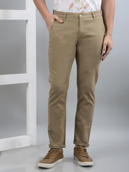 CRIMSOUNE CLUB - Club Men Khaki Trouser