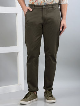 CRIMSOUNE CLUB - Club Men Olive Trouser