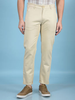 CRIMSOUNE CLUB - Club Men Beige Trouser