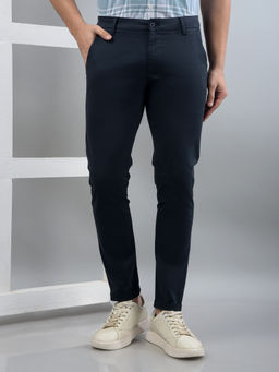 CRIMSOUNE CLUB - Club Men Navy Blue Trouser