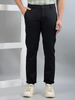 CRIMSOUNE CLUB - Club Men Black Trouser