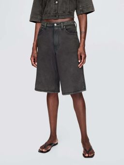 GAP - Women's Black Mid-Rise Regular Fit City Shorts