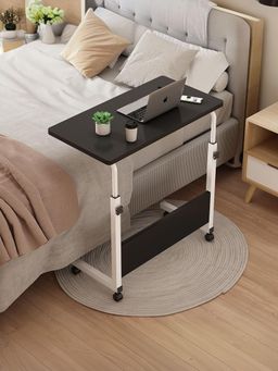 Savya Home - Black Manual Height Adjustable Desk