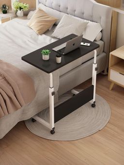 Savya Home - Black Manual Height Adjustable Desk