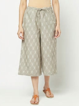 Fabindia - Cotton Ikat Culottes Pant