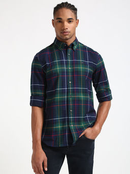 Tommy Hilfiger - Men Blue Checks Shirt