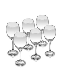 At Home by Nilkamal - Arias 330 ml Wine Glasses (Set of 6)