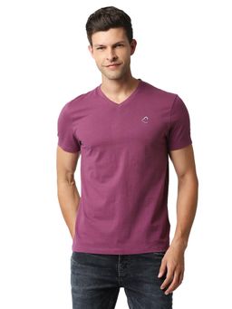Being Human - Mauve Regular Fit Mens T-Shirt