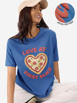 The Souled Store - TSS Originals: Pizza Love Women Relaxed Fit T-Shirts