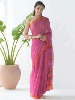 Fabindia - Cotton Silk Kota Printed Sari