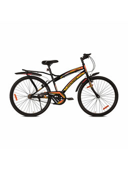 Leader Cycles - Leader Turbo 26T IBC Mountain Bicycle Without Gear Single Speed for Men-Black- Ideal for 10 + Years