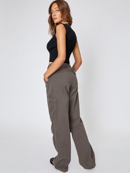 Cider - Grey Denim Drawstring Cargo Pant