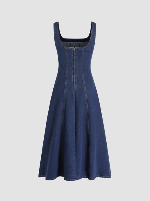 cider dark blue dress Blue Dresses