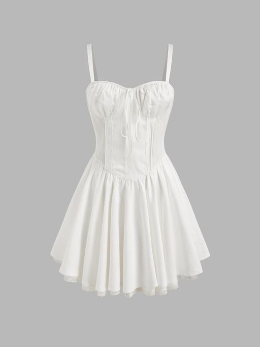 cider solid ruffle corset mini dress Cider | Dresses | Cider Solid Ruffle Corset Mini Dress Size S