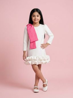 MIAKKI - Sara Pink Bow Dress