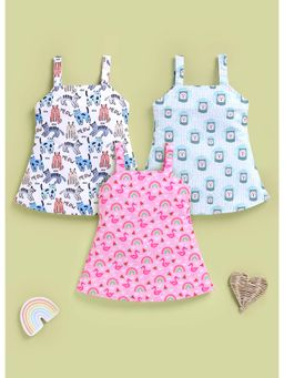 Toonyport - Girls Sleeveless Dress (Pack of 3)