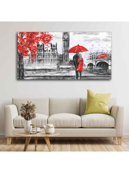 Vibecrafts - Beautiful Scenery of Couple Dating Canvas Wall Painting