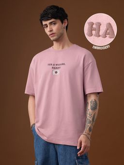 The Souled Store - Official Harry Potter: Yer A Wizard Men's Oversized T-shirt