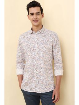 Allen Solly - Men's Multicolor Print Full Sleeves Casual Shirt