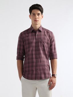Arrow Sports - Men's Tartan Checked Twill Shirt