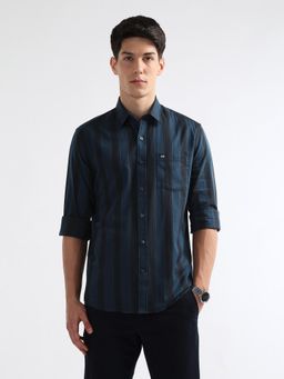 Arrow Sports - Men's Vertical Striped Oxford Shirt