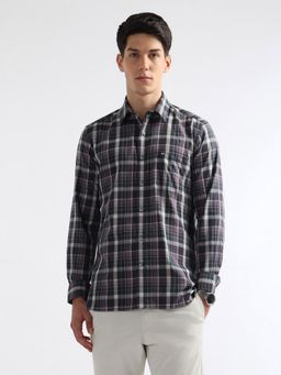 Arrow Sports - Men's Tartan Checked Twill Shirt