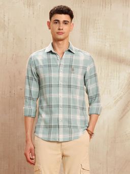 U.S. Polo Assn. Denim Co. - Men's Legend Of Horseshoe Tartan Checked Shirt