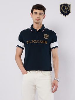 U.S. POLO ASSN. - Men's Brand Embroidered Slim Fit Polo T-Shirt