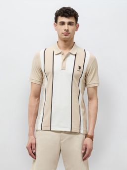 U.S. POLO ASSN. - Men's Colorblock Regular Fit Polo T-Shirt