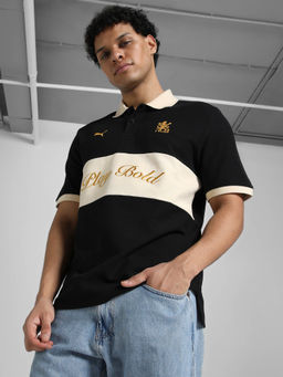 Puma - X RCB Men Retro Black Polo T-Shirt