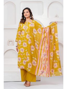 Meeranshi - Yellow Women's Kurta and Palazzo with Dupatta