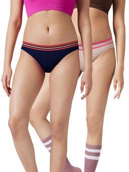 FEIER - Women Multi-Color Sparkle Bikini (Pack of 2)