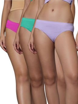 FEIER - Multi-Color Women Classic Logo Bikini (Pack of 3)