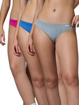 FEIER - Multi-Color Swirl Women Bikini (Pack of 3)