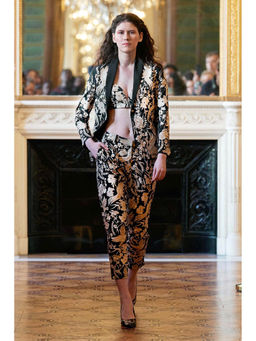 dash and dot - Black Embroidered Three Piece (Set of 3)