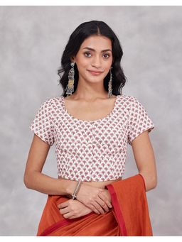 Fabindia - Natural Cotton Stitched Blouse