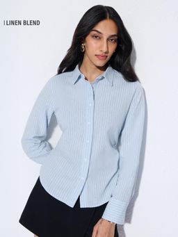 The Souled Store - Cotton Linen High Tide Women Shirt