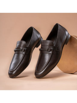 Red Tape - Mens Solid Brown Loafers
