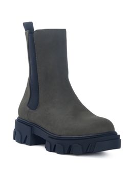 London Rag - Solid Olive Chelsea Boots