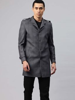 Pierre Carlo - Grey Men's Trench Coat