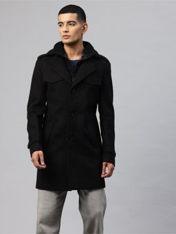 Pierre Carlo - Black Men's Trench Coat