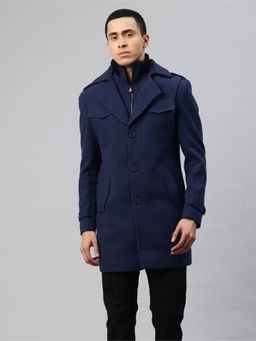 Pierre Carlo - Blue Men's Trench Coat