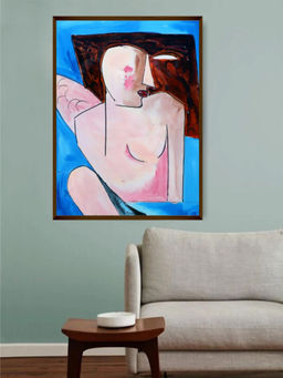 The Art House - Abstract Painting Multicolor (40X30 Inches)