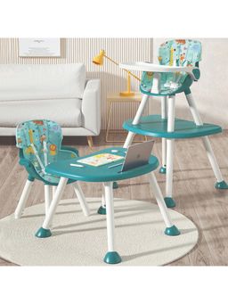 R for Rabbit - Cherry Berry Safari Baby Blue High Chair