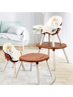 R for Rabbit - Cherry Berry Tusky Brown High Chair